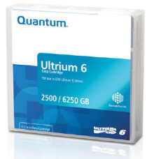 Discs and Cassettes Quantum Ultrium 6 2500 GB LTO 1.27 cm