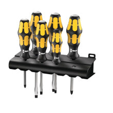 Screwdriver Kits Wera 932/6 Kraftform. Handle colour: Black/Yellow