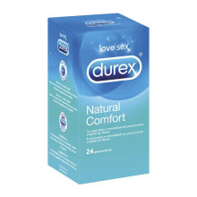 Condoms DUREX Natural Comfort Condoms 24 Units