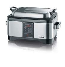 Steam Cookers Severin SV 2447 steam cooker Freestanding 800 W Silver, Stainless steel