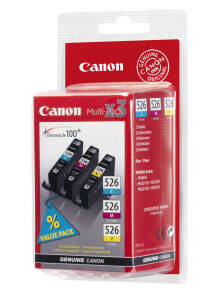 Cartridges Canon CLI-526 C/M/Y ink cartridge 3 pc(s) Original Cyan, Magenta, Yellow