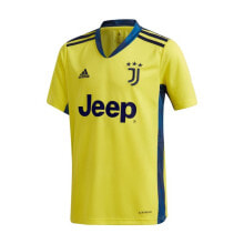 Boys Athletic T-shirts Adidas Juventus Turin Jr. FS8389 goalkeeper jersey