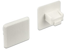 Sockets, switches and frames DeLOCK 64019, RJ-45, White, Acrylonitrile butadiene styrene (ABS), 21 mm, 21 mm, 11.5 mm