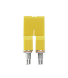 Accessories for cable channels Weidmüller WQV 4/2, Cross-connector, 50 pc(s), Polyamide, Yellow, -60 - 130 °C, V0