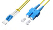Cable channels Lightwin LSP-09 LC-SC 3.0 fibre optic cable 3 m OS2 Yellow