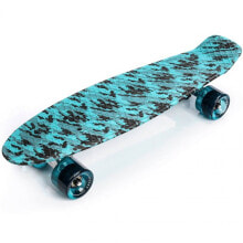 Skateboarding and Longboarding Meteor Multicolor Skateboard 22609