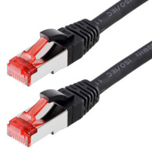 Cable Channels Helos CAT6 S/FTP (PIMF), 10m, 10 m, Cat6, SF/UTP (S-FTP), RJ-45, RJ-45, Black