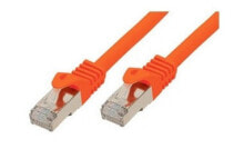 Cables & Interconnects shiverpeaks BASIC-S networking cable Orange 1 m Cat7 S/FTP (S-STP)
