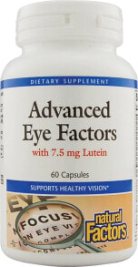 Eyes And Vision Natural Factors Advanced Eye Factors -- 60 Capsules