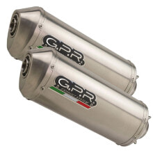Spare Parts GPR EXHAUST SYSTEMS Satinox Double Interceptor 650 19-20 Euro 4 CAT Homologated Muffler