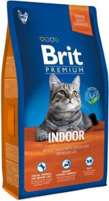 Cat Dry Food Brit Premium Cat New Indoor 8kg