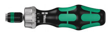 Screwdriver Bits And Holders  Wera 816 RA. Product colour: Black, Green, Handle colour: Black/Green, Square drive size: 1/4". Weight: 204 g