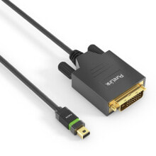 Cables & Interconnects PureLink ULS2100-010 video cable adapter 1 m Mini DisplayPort DVI Black