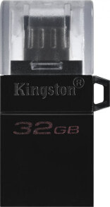 USB Flash drive Kingston Technology DataTraveler microDuo3 G2 USB flash drive 32 GB USB Type-A / Micro-USB 3.2 Gen 1 (3.1 Gen 1) Black