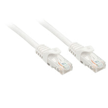Cables & Interconnects Lindy Rj45/Rj45 Cat6 2m networking cable White U/UTP (UTP)