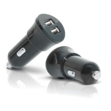 Chargers and Power Adapters Mobilis Car Charger 2 USB Black Auto