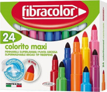 Felt-Tip Pens Fibracolor Mazaki Colorito Maxi 24 kolory FIBRACOLOR