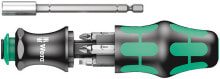 Screwdriver Bits And Holders  For 1/4" DIN ISO 1173-C 6.3 hexagon socket insert bits and Wera Series 1, stainless steel sleeve