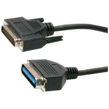 Cables & Interconnects Parallel Printer Cable, Black, 1,8m, 1.8 m, Black, Printer, 93 x 61 x 234 mm