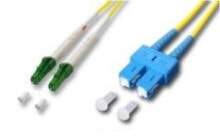 Cable channels Lightwin LC/APC-SC OS2 2m fibre optic cable LC/PC Yellow