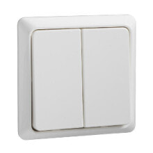 Sockets, switches and frames Schneider Electric 506354, Buttons, White, Thermoplastic, IP20, 1 A, 42 V