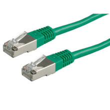 Cables or Connectors for Audio and Video Equipment Value S/FTP (PiMF) Patch Cord Cat.6, green 1 m