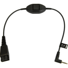 Chargers and Power Adapters Jabra QD Cord w. PTT. Cable length: 0.3 m, Connector 1: QD, Connector 2: 2.5mm jack