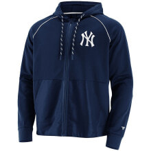 Mens Hoodies fANATICS MLB New York Yankees Prime Full Zip Sweatshirt