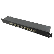 Cables or Connectors for Audio and Video Equipment LogiLink NP0076 patch panel 1U