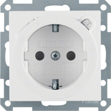 Sockets, switches and frames Berker 47081909, Type F, White, Thermoplastic, 250 V, 16 A, 50/60 Hz