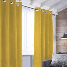 Curtains Vorhang aus Wildleder 100% Polyester - Gelb - 140x250 cm