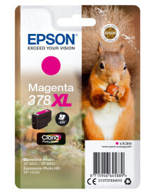 Cartridges Epson Squirrel Singlepack Magenta 378XL Claria Photo HD Ink