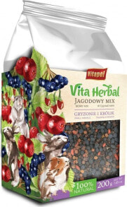 Hay And Fillers Vitapol Vita Herbal dla gryzoni i królika, jagodowy mix, 200g
