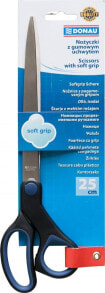 Scissors Donau Nożyczki biurowe DONAU Soft Grip, 25cm, niebieskie