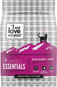 Cat Dry Food I and Love and You Naked Essentials Salmon & Trout -- 3.4 lbs