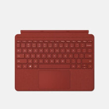 Keyboards Typ Cover Surface Go 2 Signatur - AZERTY Tastatur - Mohnrot