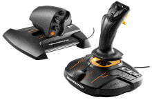 Accessories For Game Consoles Thrustmaster T-16000M FCS Hotas Black, Orange USB Joystick Analogue / Digital MAC, PC