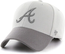 Premium Clothing and Shoes 47 Brand Adjustable Cap - MVP Atlanta Braves Grey