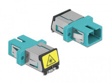 Cables & Interconnects DeLOCK 86890 fibre optic adapter SC/SC 1 pc(s) Aqua colour