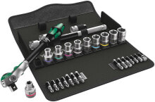 Tool kits and accessories Zyklop Speed Ratchet Set, 1/2" drive, imperial, 28 pieces