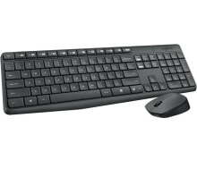 Keyboards and Mouse Kits MK235, Standard, Wireless, RF Wireless, Black, Mouse included