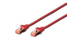Cables or Connectors for Audio and Video Equipment Digitus DK-1644-070/R networking cable Red Cat6 S/FTP (S-STP)