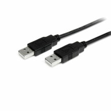 Computer Сables, Сonnectors and Adapters USB-кабель Startech USB2AA1M             USB A Чёрный
