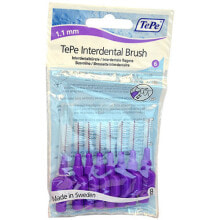 Toothpicks And Dental Flossers Межзубные щетки Обычные 1,1 мм фиолетовые 8 шт.