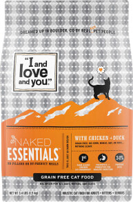 Dog Dry Food I and Love and You Naked Essentials Grain Free Cat Food Chicken & Duck -- 3.4 lbs