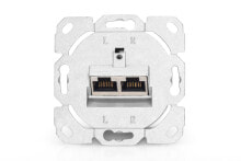 Sockets, switches and frames ASSMANN Electronic CAT 6, Cl. E. Socket type: RJ-45. Product colour: White. Width: 80 mm, Height: 80 mm