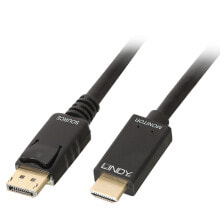 Cables & Interconnects Lindy 36921 video cable adapter 1 m Diplayport HDMI Black