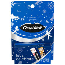 Premium Beauty Products Chapstick Holiday Gift Card Holder & Moisturizing Lip Balm Gift Set -- 1 Set