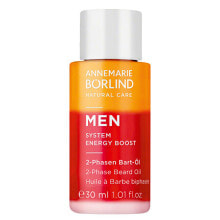 Beard and Mustache Care 2-phase chin oil for men MEN System Energy Boost (2- Phase Beard Oil) 30 ml