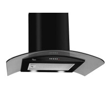 Range Hoods Akpo WK-4 Largo Eco Wall-mounted Black, Stainless steel 450 m³/h